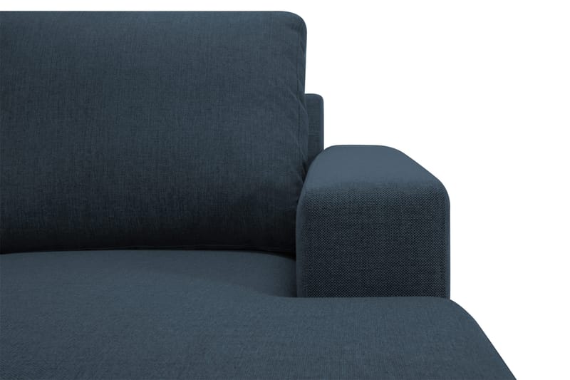 Crazy 4-seters Vendbar L-formet Sjeselongsofa i Stoff - Blå - Møbler - Sofaer - Sofaer med sjeselong - 4 seters sofa med divan