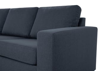 Crazy 4-seters Vendbar L-formet Sjeselongsofa i Stoff - Blå - Møbler - Sofaer - Sofaer med sjeselong - 4 seters sofa med divan
