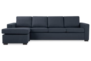 Crazy 4-seters Vendbar L-formet Sjeselongsofa i Stoff - Blå - Møbler - Sofaer - Sofaer med sjeselong - 4 seters sofa med divan