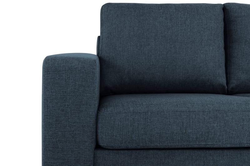 Crazy 4-seters Vendbar L-formet Sjeselongsofa i Stoff - Blå - Møbler - Sofaer - Sofaer med sjeselong - 4 seters sofa med divan