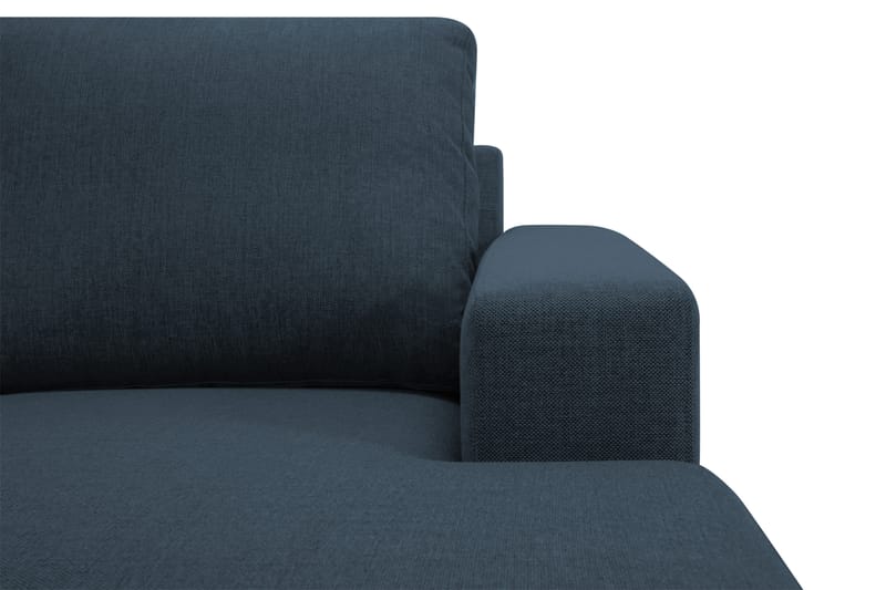 Crazy 4-seters Vendbar L-formet Sjeselongsofa i Stoff - Blå - Møbler - Sofaer - Sofaer med sjeselong - 4 seters sofa med divan