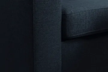 Crazy 4-seters Vendbar L-formet Sjeselongsofa i Stoff - Blå - Møbler - Sofaer - Sofaer med sjeselong - 4 seters sofa med divan