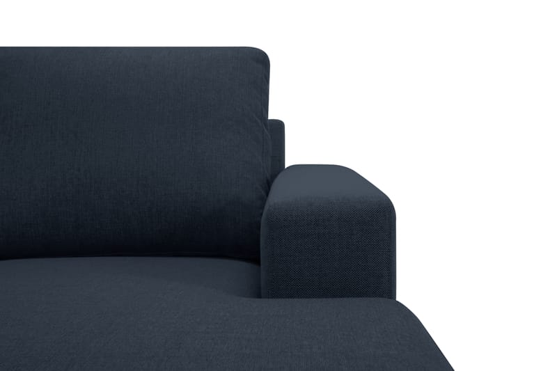 Crazy 4-seters Vendbar L-formet Sjeselongsofa i Stoff - Blå - Møbler - Sofaer - Sofaer med sjeselong - 4 seters sofa med divan