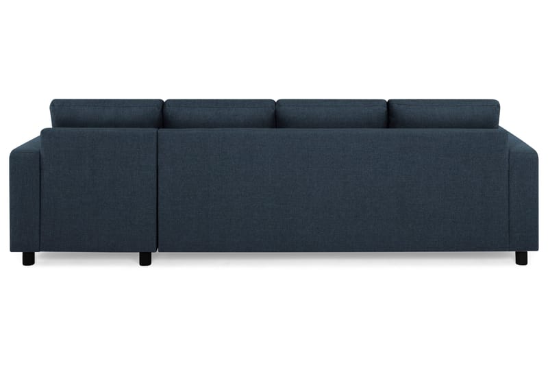Crazy 4-seters Vendbar L-formet Sjeselongsofa i Stoff - Blå - Møbler - Sofaer - Sofaer med sjeselong - 4 seters sofa med divan