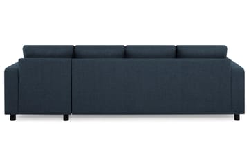 Crazy 4-seters Vendbar L-formet Sjeselongsofa i Stoff - Blå - Møbler - Sofaer - Sofaer med sjeselong - 4 seters sofa med divan