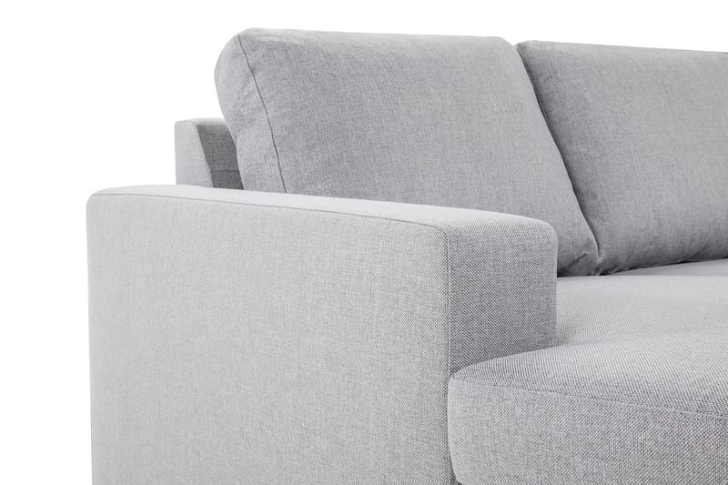 Crazy 4-seters Vendbar L-formet Sjeselongsofa i Stoff - Grå - Møbler - Sofaer - Sofaer med sjeselong - 4 seters sofa med divan