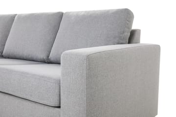 Crazy 4-seters Vendbar L-formet Sjeselongsofa i Stoff - Grå - Møbler - Sofaer - Sofaer med sjeselong - 4 seters sofa med divan