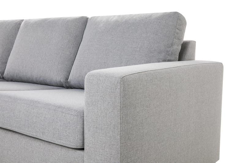 Crazy 4-seters Vendbar L-formet Sjeselongsofa i Stoff - Grå - Møbler - Sofaer - Sofaer med sjeselong - 4 seters sofa med divan
