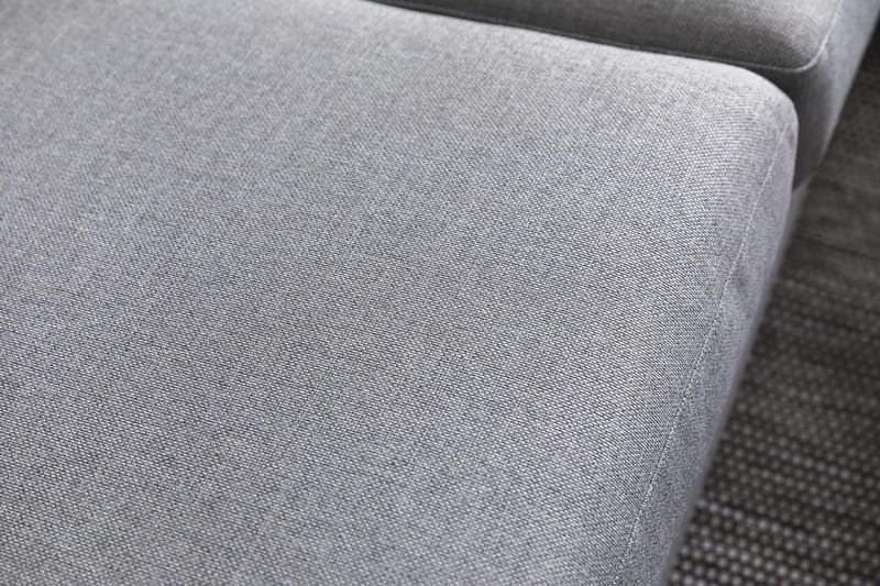 Crazy 4-seters Vendbar L-formet Sjeselongsofa i Stoff - Grå - Møbler - Sofaer - Sofaer med sjeselong - 4 seters sofa med divan