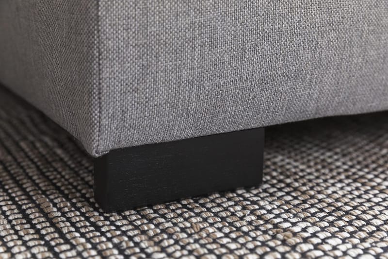 Crazy 4-seters Vendbar L-formet Sjeselongsofa i Stoff - Grå - Møbler - Sofaer - Sofaer med sjeselong - 4 seters sofa med divan