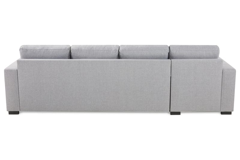 Crazy 4-seters Vendbar L-formet Sjeselongsofa i Stoff - Grå - Møbler - Sofaer - Sofaer med sjeselong - 4 seters sofa med divan