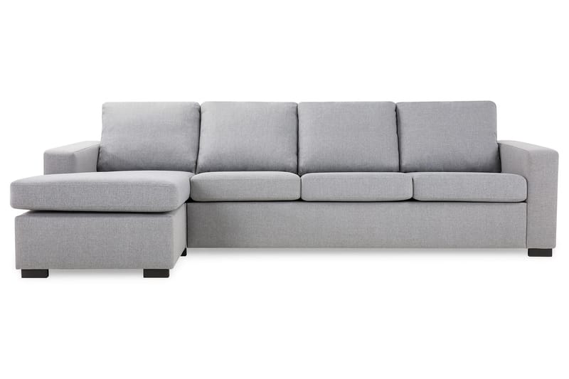 Crazy 4-seters Vendbar L-formet Sjeselongsofa i Stoff - Grå - Møbler - Sofaer - Sofaer med sjeselong - 4 seters sofa med divan