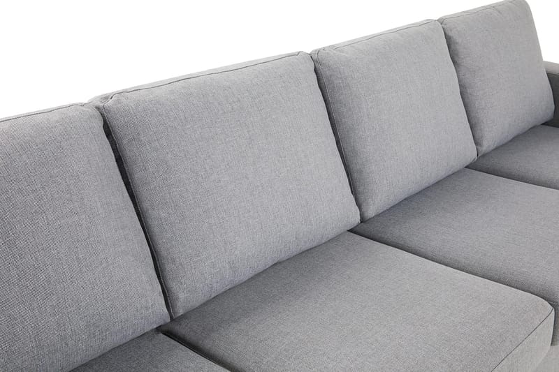 Crazy 4-seters Vendbar L-formet Sjeselongsofa i Stoff - Grå - Møbler - Sofaer - Sofaer med sjeselong - 4 seters sofa med divan