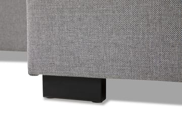 Crazy 4-seters Vendbar L-formet Sjeselongsofa i Stoff - Grå - Møbler - Sofaer - Sofaer med sjeselong - 4 seters sofa med divan