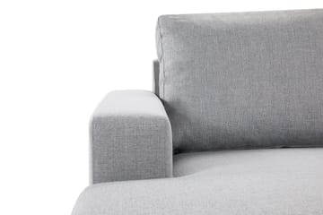 Crazy 4-seters Vendbar L-formet Sjeselongsofa i Stoff - Grå - Møbler - Sofaer - Sofaer med sjeselong - 4 seters sofa med divan