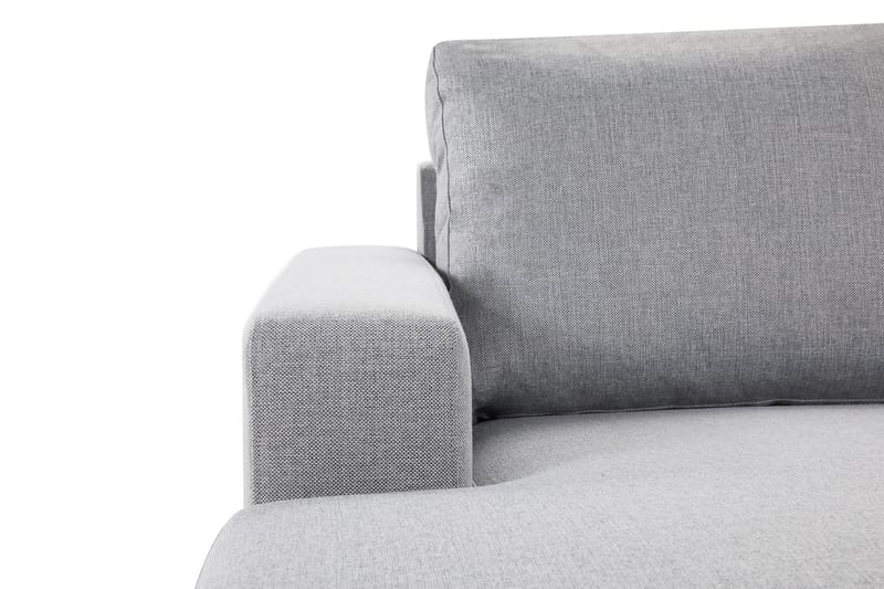 Crazy 4-seters Vendbar L-formet Sjeselongsofa i Stoff - Grå - Møbler - Sofaer - Sofaer med sjeselong - 4 seters sofa med divan