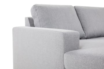 Crazy 4-seters Vendbar L-formet Sjeselongsofa i Stoff - Grå - Møbler - Sofaer - Sofaer med sjeselong - 4 seters sofa med divan