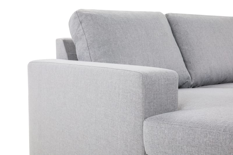 Crazy 4-seters Vendbar L-formet Sjeselongsofa i Stoff - Grå - Møbler - Sofaer - Sofaer med sjeselong - 4 seters sofa med divan