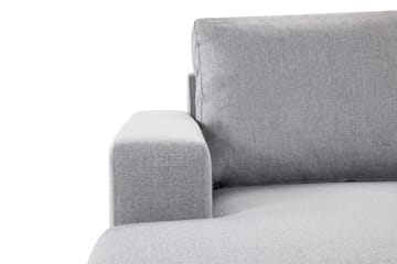 Crazy 4-seters Vendbar L-formet Sjeselongsofa i Stoff - Grå - Møbler - Sofaer - Sofaer med sjeselong - 4 seters sofa med divan