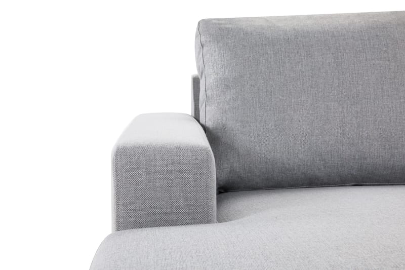Crazy 4-seters Vendbar L-formet Sjeselongsofa i Stoff - Grå - Møbler - Sofaer - Sofaer med sjeselong - 4 seters sofa med divan