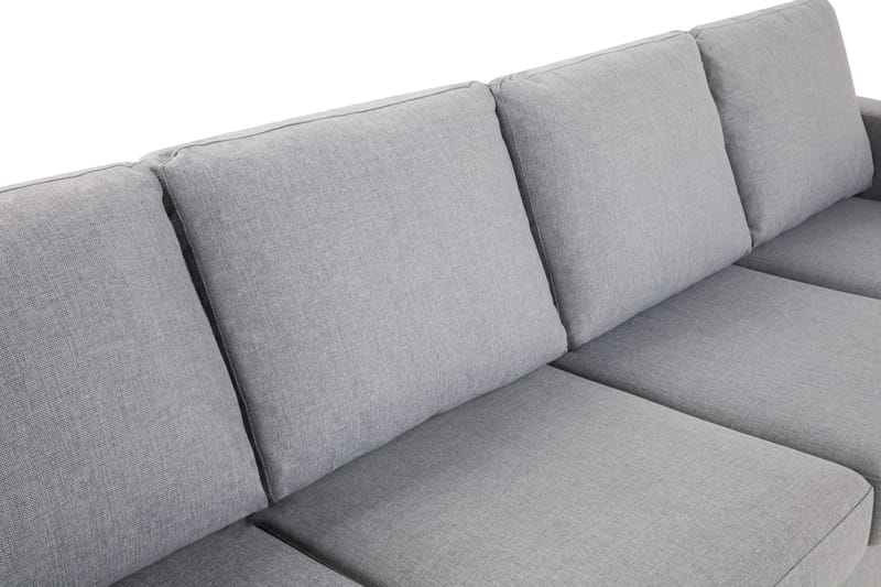 Crazy 4-seters Vendbar L-formet Sjeselongsofa i Stoff - Grå - Møbler - Sofaer - Sofaer med sjeselong - 4 seters sofa med divan