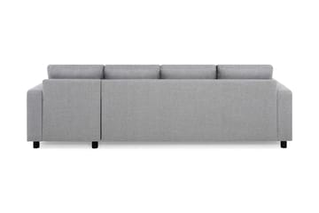 Crazy 4-seters Vendbar L-formet Sjeselongsofa i Stoff - Grå - Møbler - Sofaer - Sofaer med sjeselong - 4 seters sofa med divan