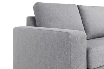 Crazy 4-seters Vendbar L-formet Sjeselongsofa i Stoff - Grå - Møbler - Sofaer - Sofaer med sjeselong - 4 seters sofa med divan