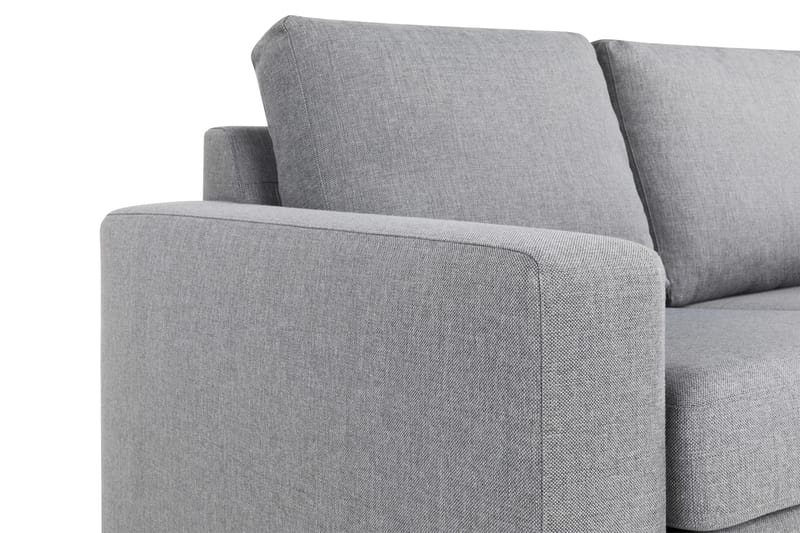 Crazy 4-seters Vendbar L-formet Sjeselongsofa i Stoff - Grå - Møbler - Sofaer - Sofaer med sjeselong - 4 seters sofa med divan