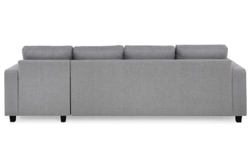 Crazy 4-seters Vendbar L-formet Sjeselongsofa i Stoff - Grå - Møbler - Sofaer - Sofaer med sjeselong - 4 seters sofa med divan