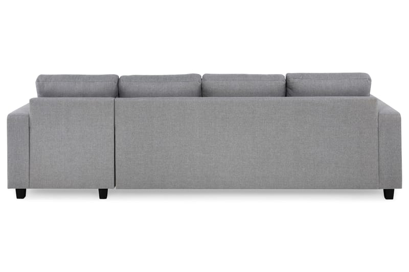 Crazy 4-seters Vendbar L-formet Sjeselongsofa i Stoff - Grå - Møbler - Sofaer - Sofaer med sjeselong - 4 seters sofa med divan