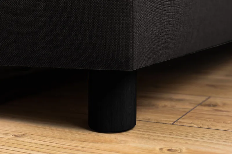 Crazy 4-seters Venstrevendt U-formet Large Sofa med Divan og Sjeselong i Stoff - Antrasitt - Møbler - Sofaer - Sofaer med sjeselong - 4 seters sofa med divan