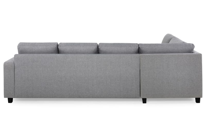 Crazy 4-seters Venstrevendt U-formet Large Sofa med Divan og Sjeselong i Stoff - Grå - Møbler - Sofaer - Sofaer med sjeselong - 4 seters sofa med divan