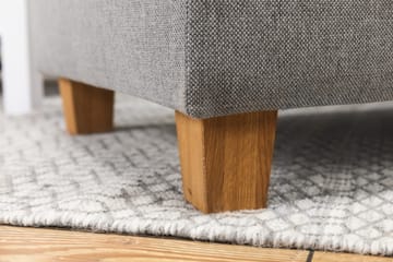 Crazy 4-seters Venstrevendt U-formet Large Sofa med Divan og Sjeselong i Stoff - Grå - Møbler - Sofaer - Sofaer med sjeselong - 4 seters sofa med divan