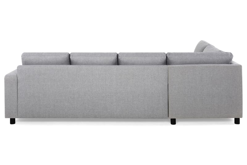 Crazy 4-seters Venstrevendt U-formet Large Sofa med Divan og Sjeselong i Stoff - Grå - Møbler - Sofaer - Sofaer med sjeselong - 4 seters sofa med divan