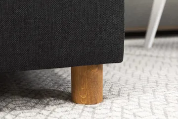 Crazy 5-seters Høyrevendt L-formet Sjeselongsofa i Stoff - Antrasitt - Møbler - Sofaer - Sofaer med sjeselong - 4 seters sofa med divan