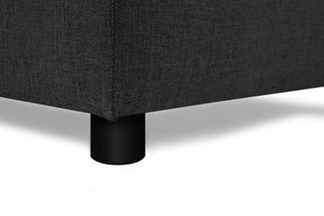 Crazy 5-seters Høyrevendt L-formet Sjeselongsofa i Stoff - Antrasitt - Møbler - Sofaer - Sofaer med sjeselong - 4 seters sofa med divan
