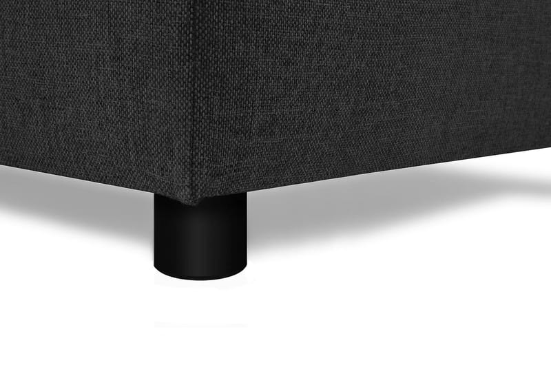 Crazy 5-seters Høyrevendt L-formet Sjeselongsofa i Stoff - Antrasitt - Møbler - Sofaer - Sofaer med sjeselong - 4 seters sofa med divan
