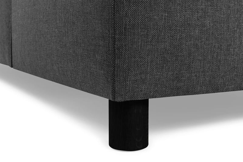 Crazy 5-seters Høyrevendt L-formet Sjeselongsofa i Stoff - Antrasitt - Møbler - Sofaer - Sofaer med sjeselong - 4 seters sofa med divan