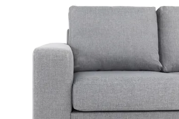 Crazy 5-seters Høyrevendt L-formet Sjeselongsofa i Stoff - Grå - Møbler - Sofaer - Sofaer med sjeselong - 4 seters sofa med divan