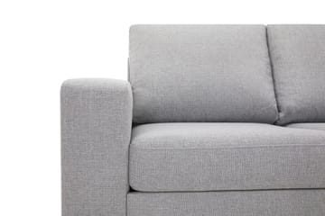 Crazy 5-seters Høyrevendt L-formet Sjeselongsofa i Stoff - Grå - Møbler - Sofaer - Sofaer med sjeselong - 4 seters sofa med divan