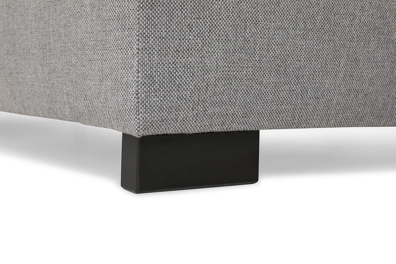 Crazy 5-seters Høyrevendt L-formet Sjeselongsofa i Stoff - Grå - Møbler - Sofaer - Sofaer med sjeselong - 4 seters sofa med divan