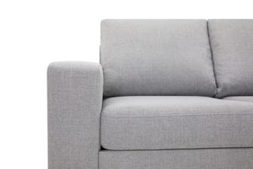Crazy 5-seters Høyrevendt L-formet Sjeselongsofa i Stoff - Grå - Møbler - Sofaer - Sofaer med sjeselong - 4 seters sofa med divan