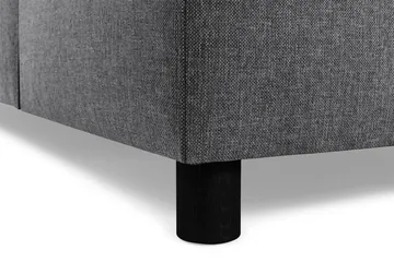 Crazy 5-seters Høyrevendt L-formet Sjeselongsofa i Stoff - Mørk grå - Møbler - Sofaer - Sofaer med sjeselong - 4 seters sofa med divan