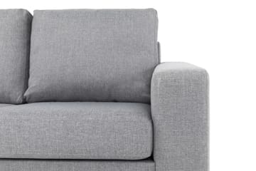 Crazy 5-seters Venstrevendt L-formet Sjeselongsofa i Stoff - Grå - Møbler - Sofaer - Sofaer med sjeselong - 4 seters sofa med divan