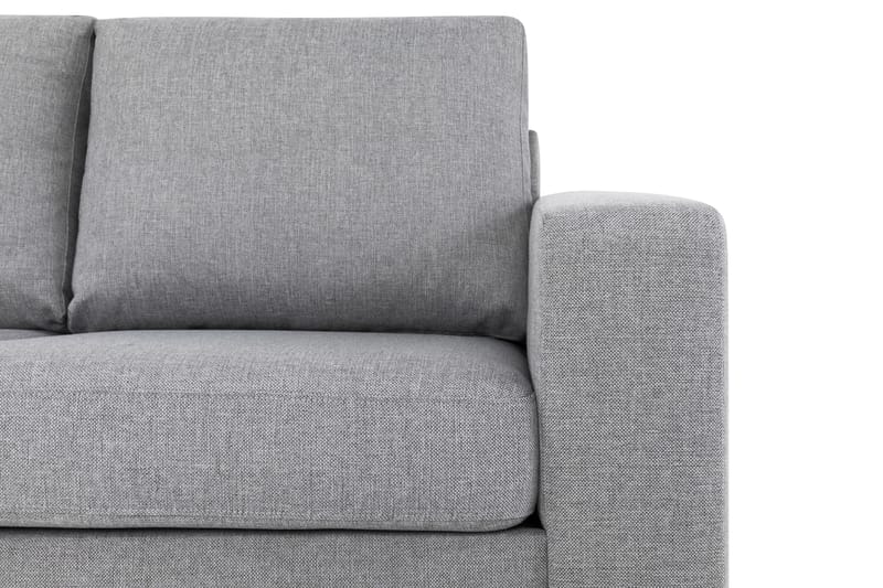 Crazy 5-seters Venstrevendt L-formet Sjeselongsofa i Stoff - Grå - Møbler - Sofaer - Sofaer med sjeselong - 4 seters sofa med divan