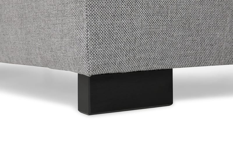 Crazy 5-seters Venstrevendt L-formet Sjeselongsofa i Stoff - Grå - Møbler - Sofaer - Sofaer med sjeselong - 4 seters sofa med divan