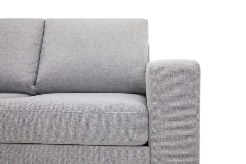 Crazy 5-seters Venstrevendt L-formet Sjeselongsofa i Stoff - Grå - Møbler - Sofaer - Sofaer med sjeselong - 4 seters sofa med divan