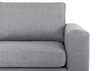 Crazy 5-seters Venstrevendt L-formet Sjeselongsofa i Stoff - Grå - Møbler - Sofaer - Sofaer med sjeselong - 4 seters sofa med divan