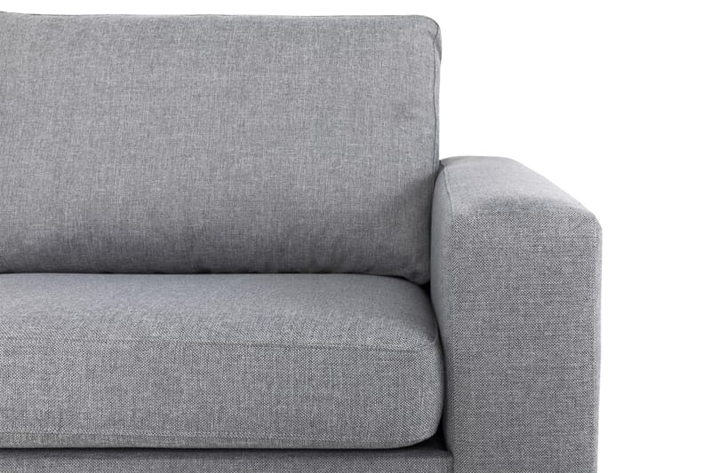 Crazy 5-seters Venstrevendt L-formet Sjeselongsofa i Stoff - Grå - Møbler - Sofaer - Sofaer med sjeselong - 4 seters sofa med divan