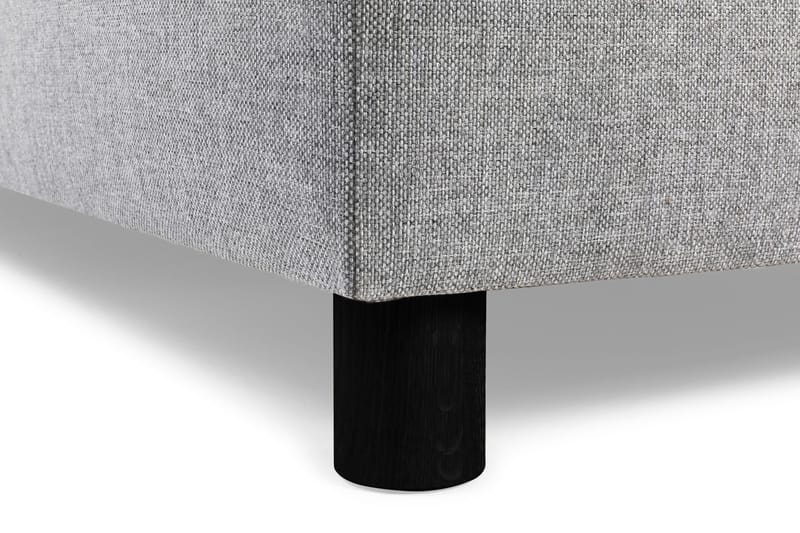 Crazy 5-seters Venstrevendt L-formet Sjeselongsofa i Stoff - Grå - Møbler - Sofaer - Sofaer med sjeselong - 4 seters sofa med divan